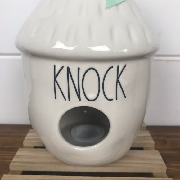 Rae Dunn Knock Tiki Hut Birdhouses NEW - Picture 2 of 3
